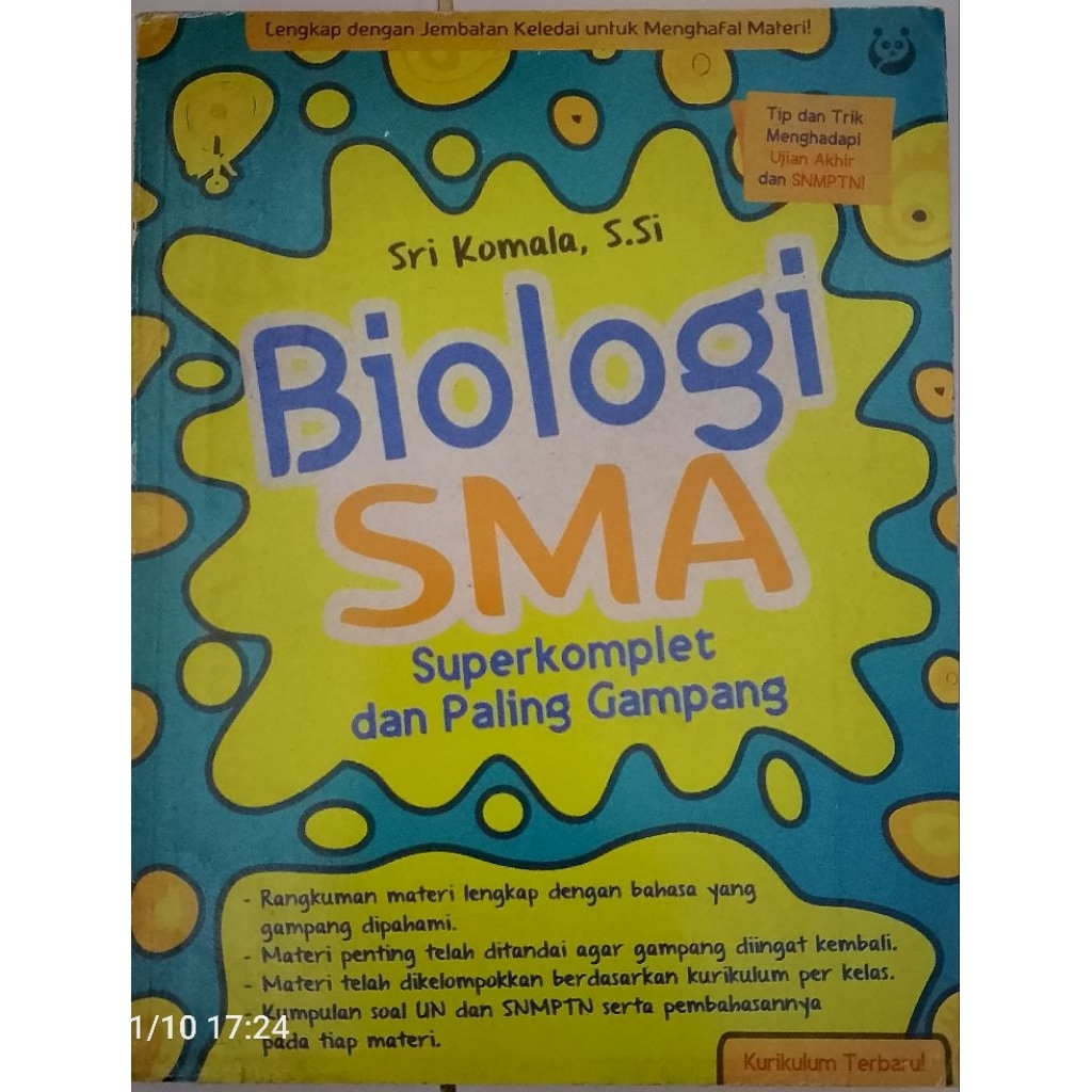 BUKU BIOLOGI SMA BEKAS ORIGINAL