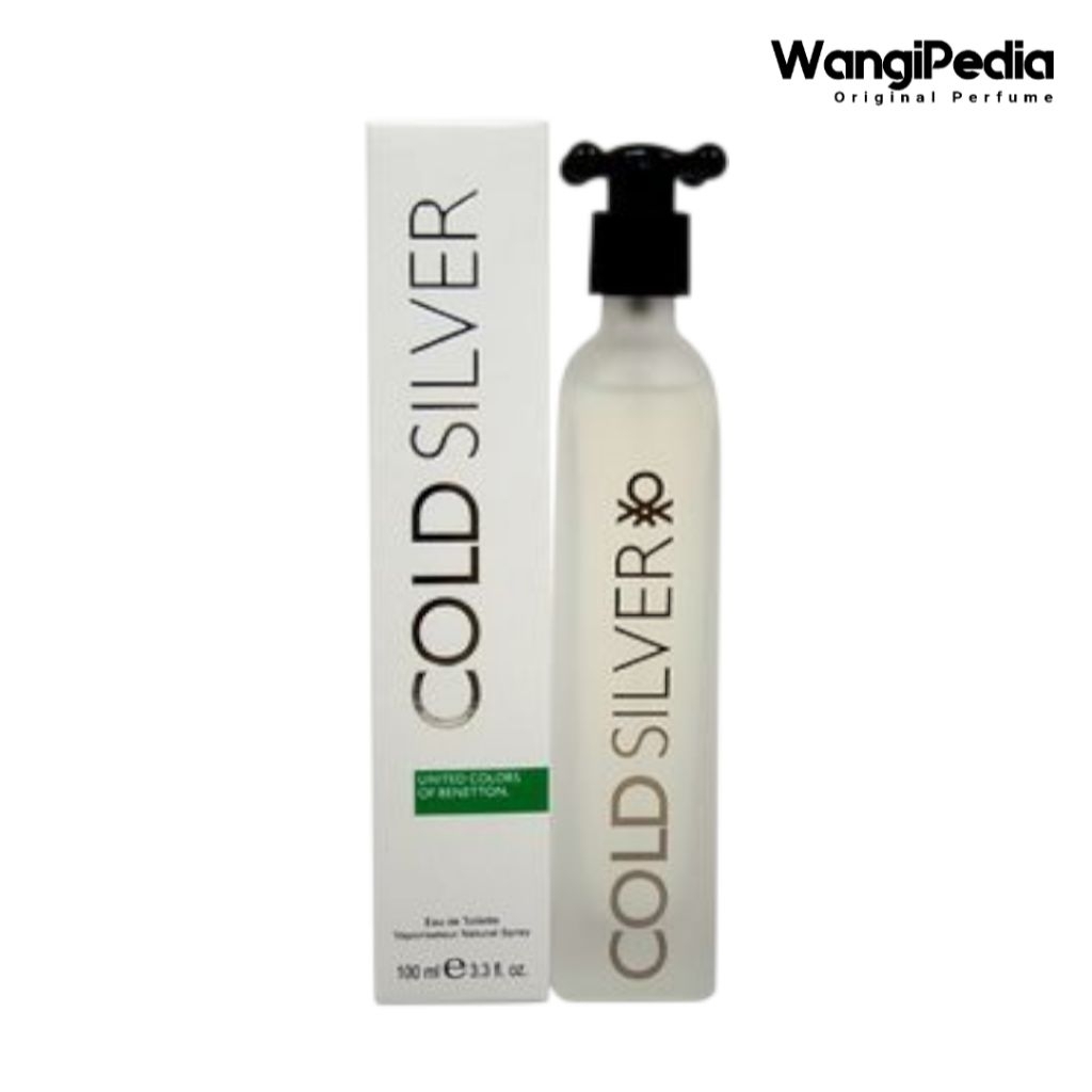 Parfum Original Pria Benetton Cold Silver EDT