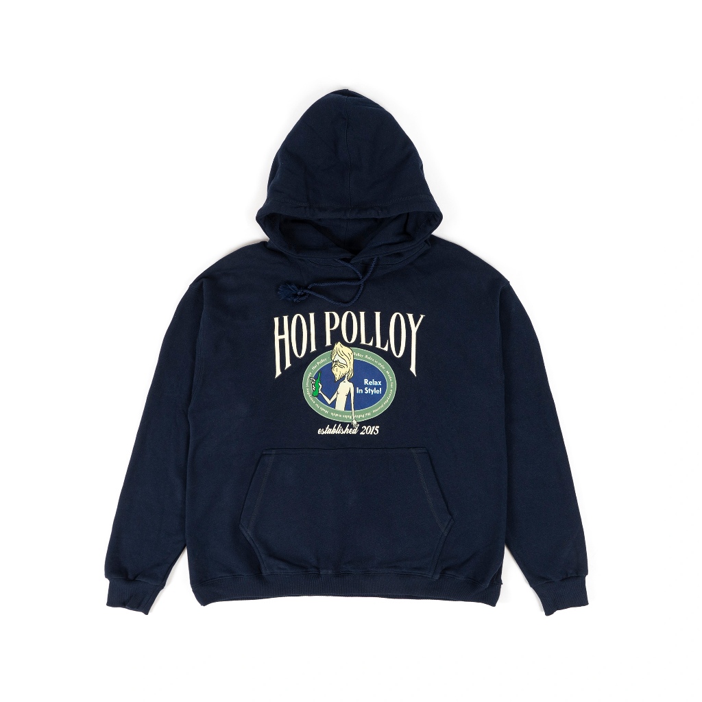 Hoi Polloy - Hoodie Sweater Relax in Style (Navy)
