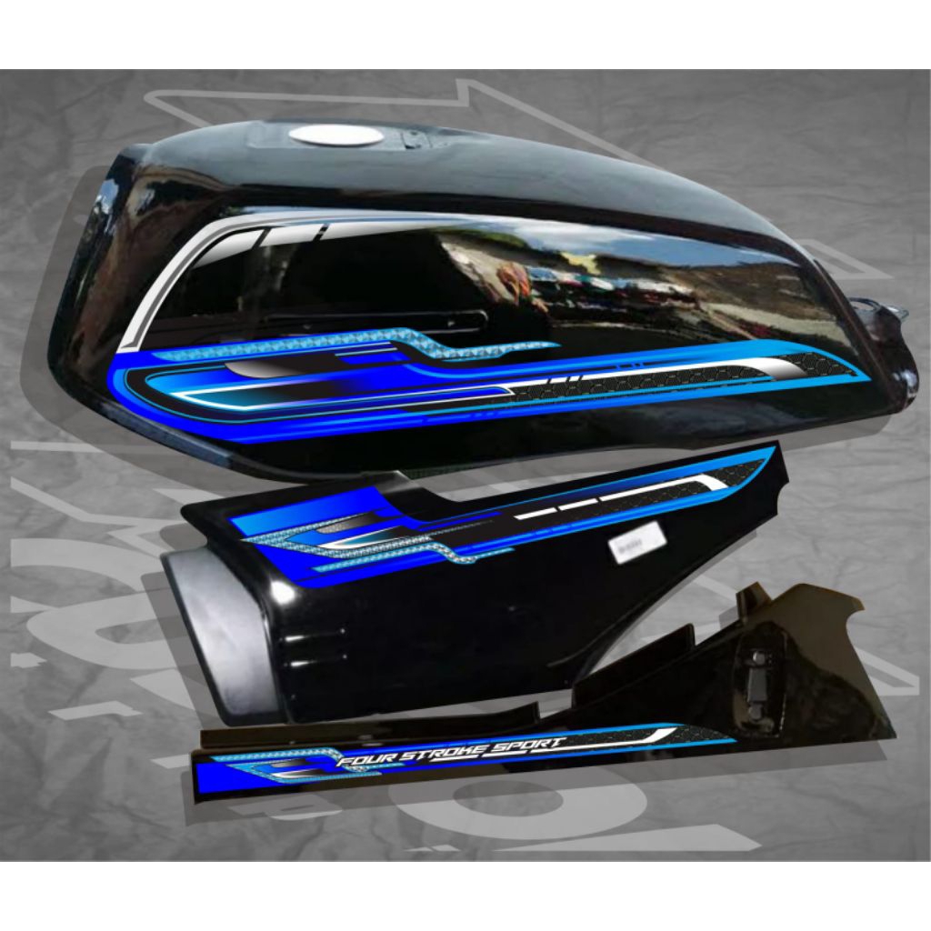 STRIPING GL PRO MAX TRANSPARAN GLOSSY / STRIPING GL PRO MAX VARIASI TRANSPARAN/STRIPING HONDA GL PRO