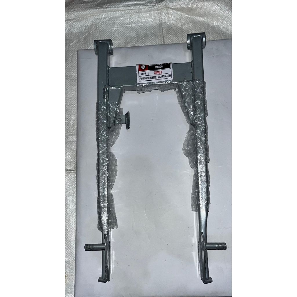 swing arm supra x 125/ fit warna silver dan crom