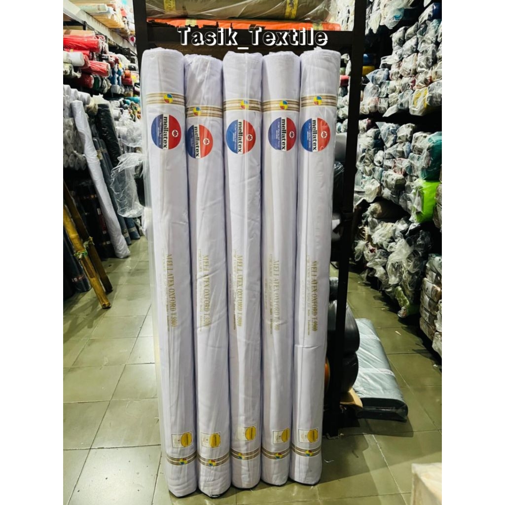 KAIN OXFORD SARIWARNA / OXFORD Warna putih 1,5 isi 40yard