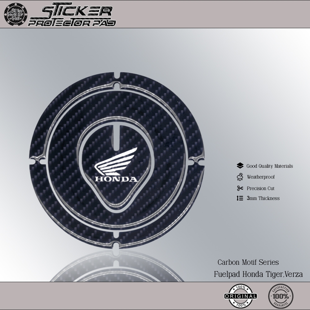 Stiker Timbul Protector Pad Tutup Tangki Fuelpad Honda Tiger MegaPro CB150 old Verza