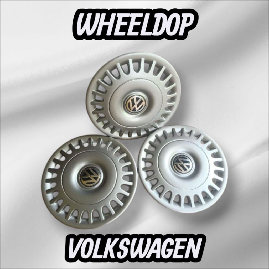 Tutup velg cover wheel dop standar mobil VW VOLKSWAGEN GOLF Ring 15 Harga persatuan Original VolkSwa