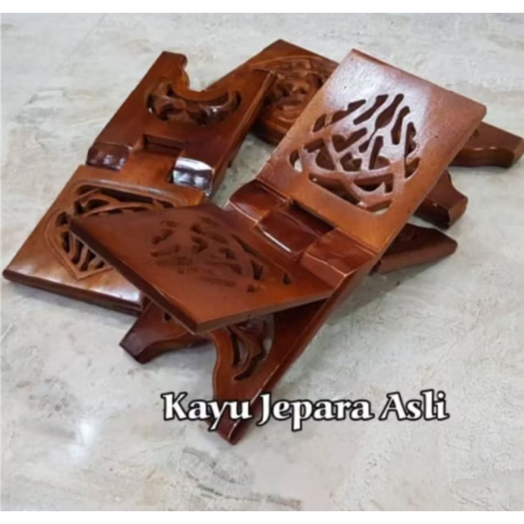 Rekal AlQuran motif iqro, meja lipat dudukan Alquran, rekal alquran untuk mengaji, rekal alquran asl