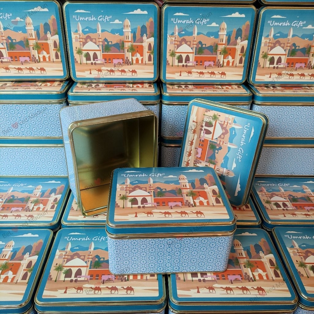 Souvenir Custom Kotak Full Kaleng Full Sticker