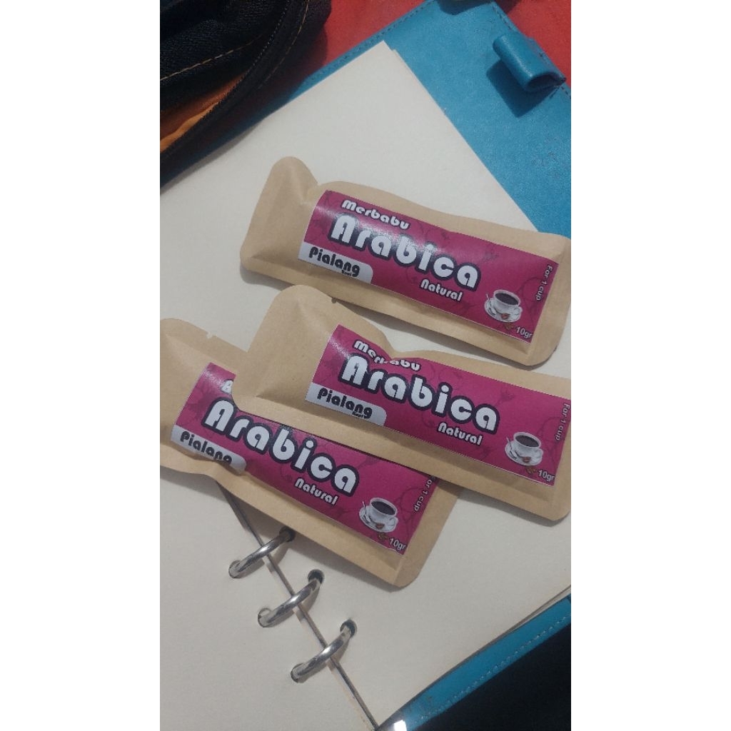Kopi arabica kopi asli sachet 10 gram 10 sachet