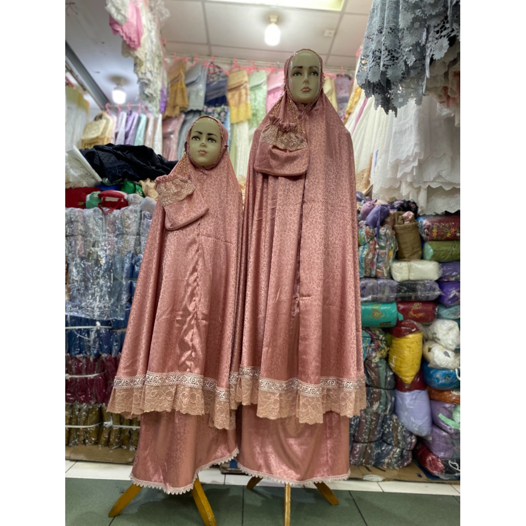 MUKENA SUTRA JAGUAR PREMIUM IBU dan ANAK