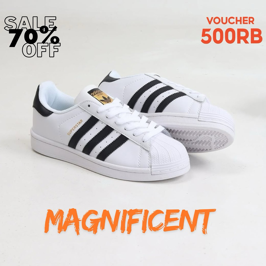 Adidas Superstar White Black