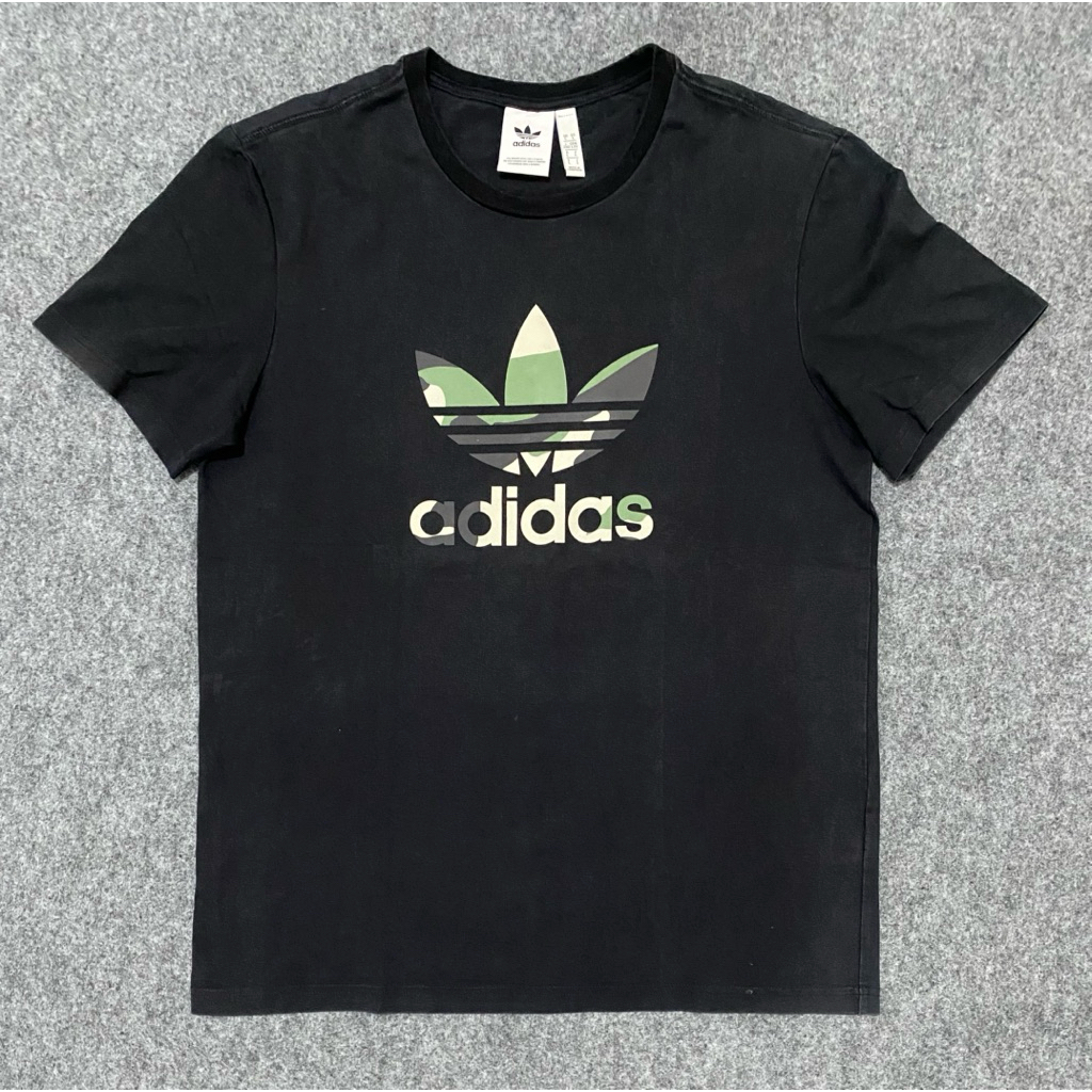 Kaos Adidas Camo Hitam