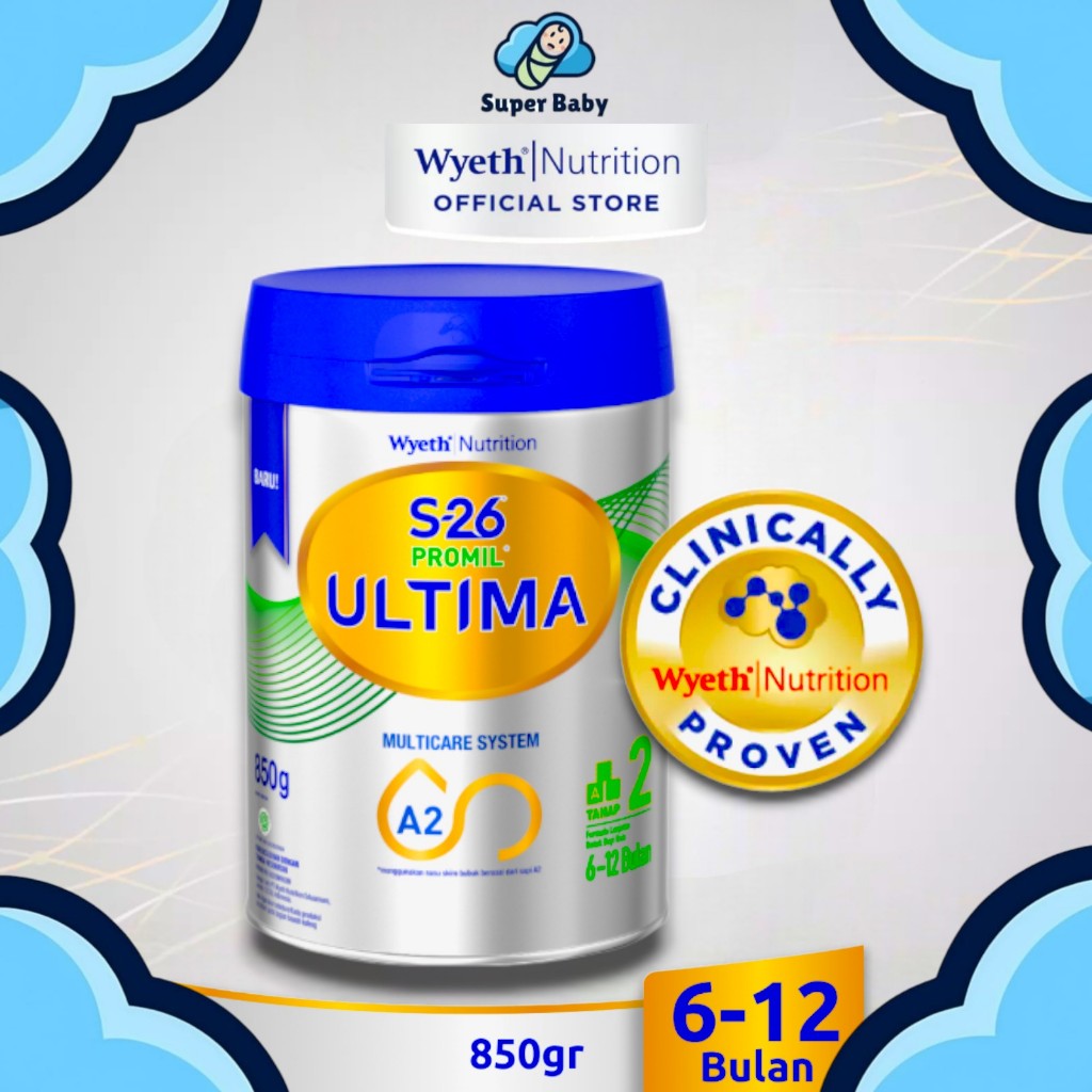 SUSU BAYI S26 / S-26 PROMIL ULTIMA TAHAP 2 USIA 6-12 BULAN CAN KALENG 850g