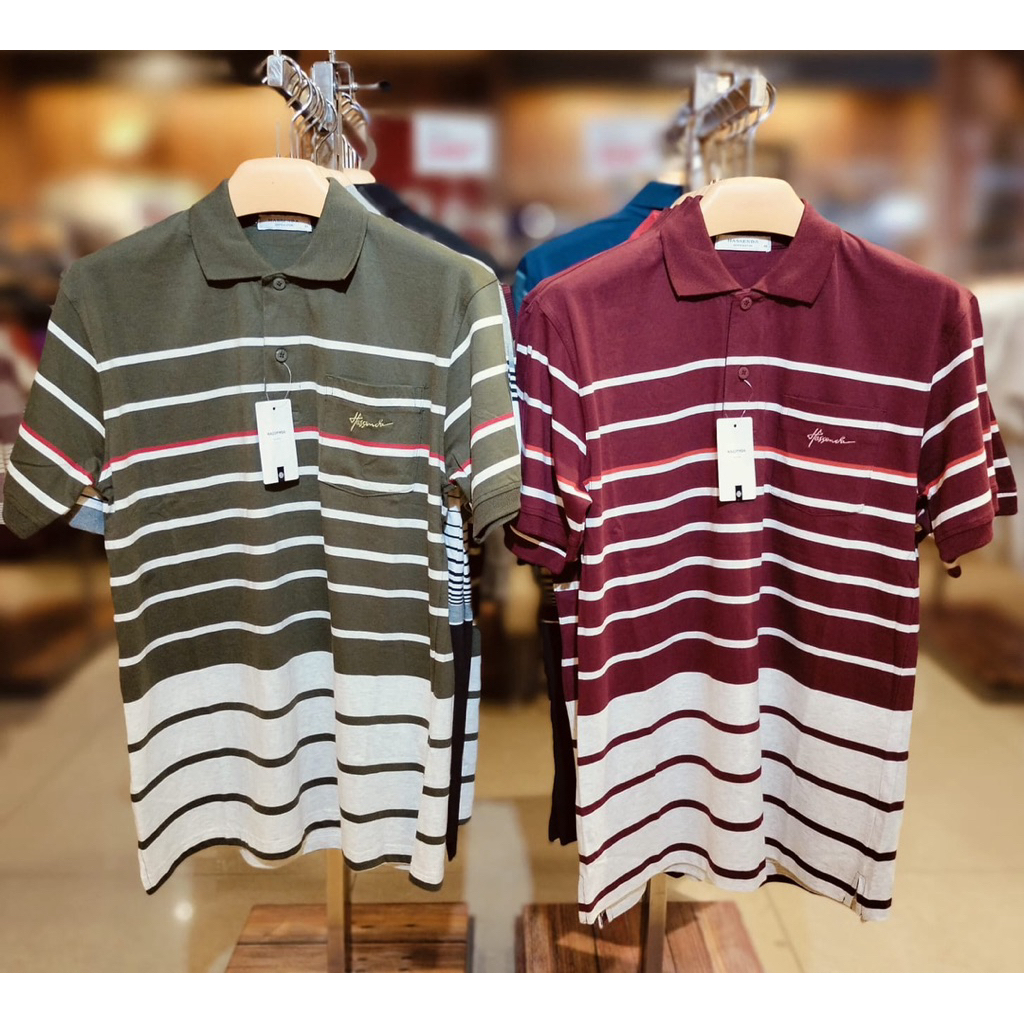 KEMEJA POLO PRIA BY HASSENDA ORIGINAL MATAHARI (M - 4XL)