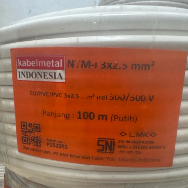 Kabel Metal NYM Meteran