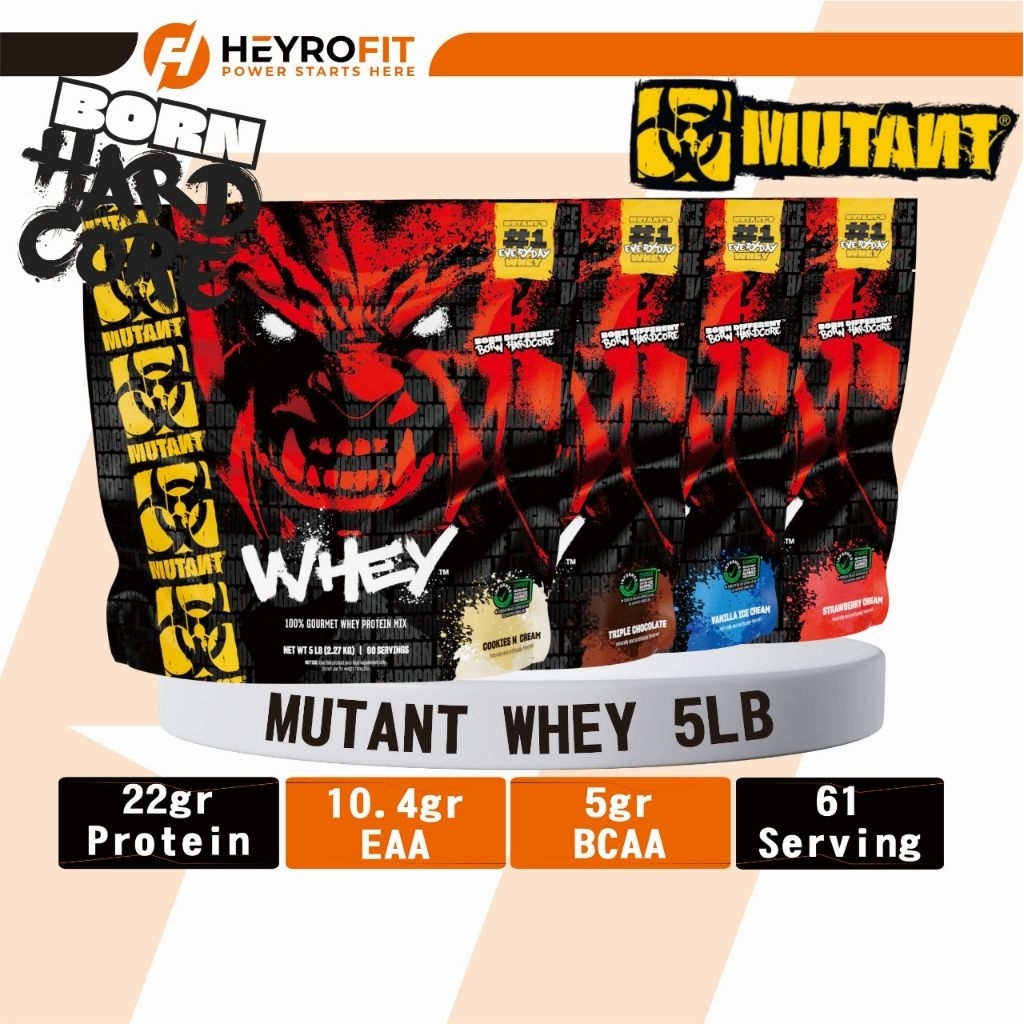 MUTANT Whey Protein 5lb | Mutant Whey protein blend 2,27kg