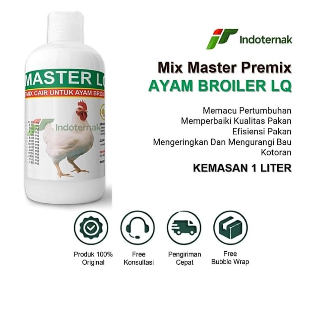MIX MASTER LQ BOILER_ Premix Cair Untuk Bloiler