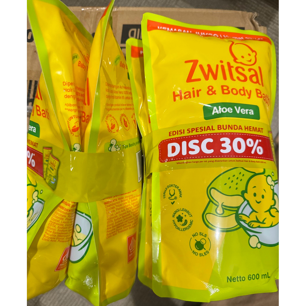 Sabun bayi Zwitsal paket 600mlx2