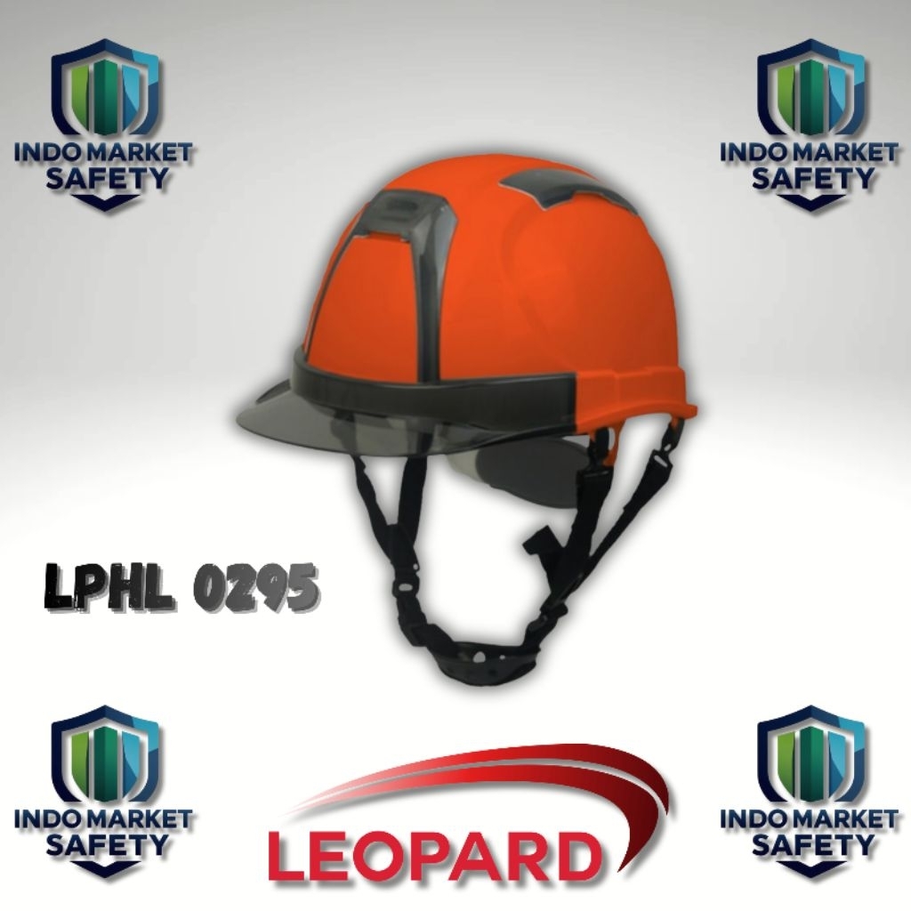 Helm Safety Leopard ABS LPHL 0295 Warna Orange - Helm safety proyek