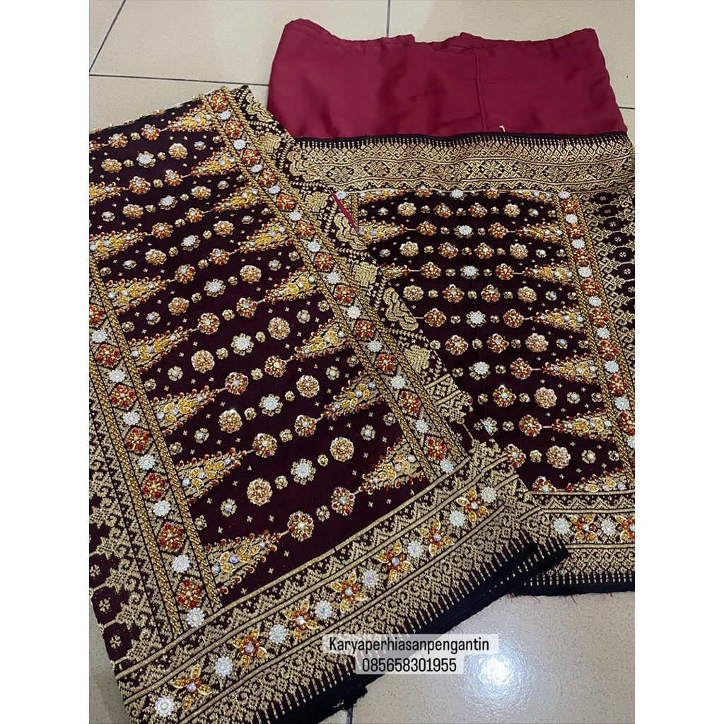 songket pengantin#payet