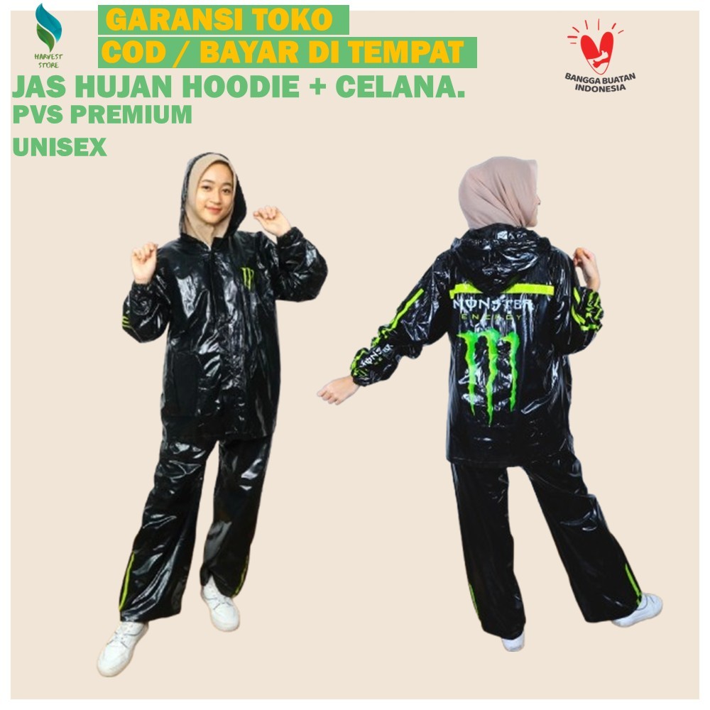 Jas Hujan Pria Wanita Jas Hujan Ponco Jas Hujan Pria Tebal Kualitas Bagus Raincoat Mantol C95A