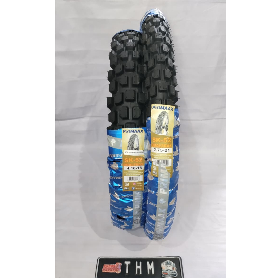 BAN LUAR PRIMAAX Tubetype (Non Tubeless) SK 52 DUALTRAX | BAN TRAIL MOTOR CRF, KLX, WR