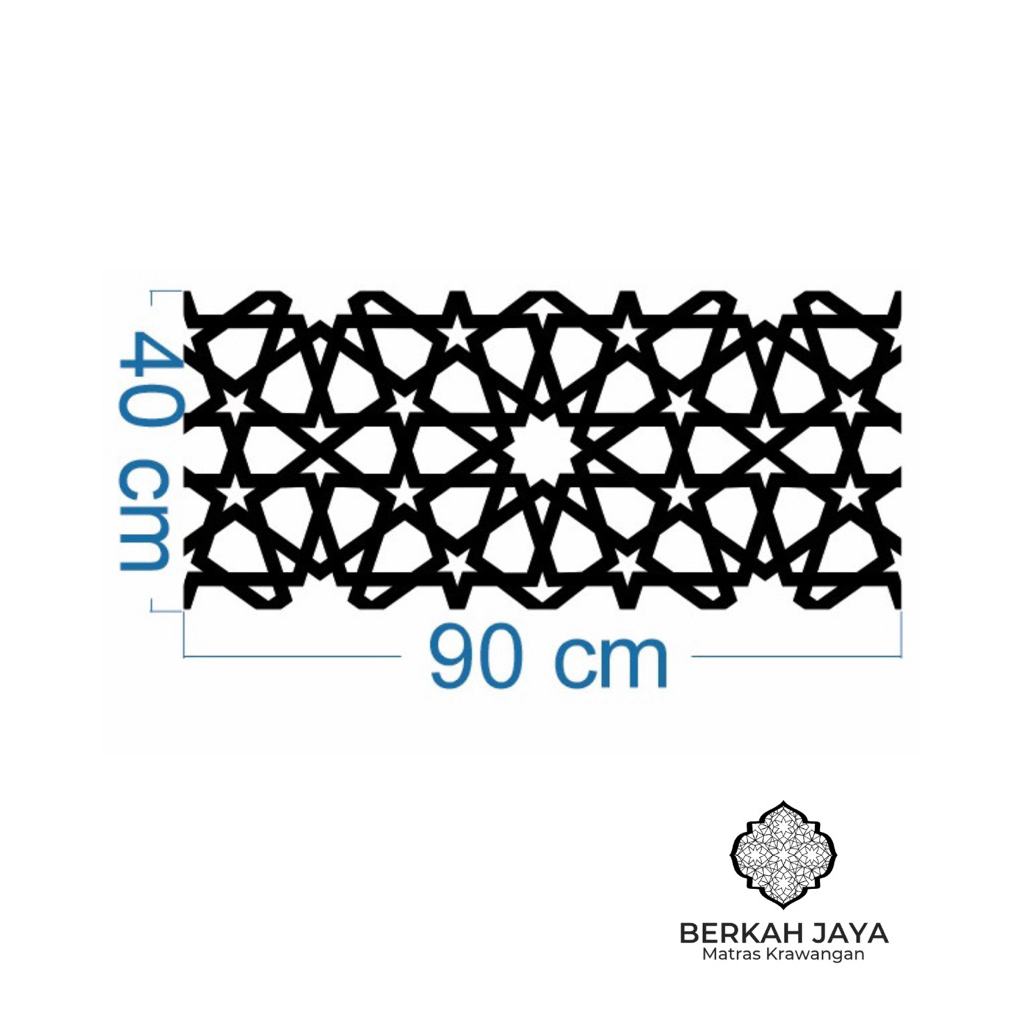 cetakan krawangan masjid / cetakan krawangan bahan spon elastis
