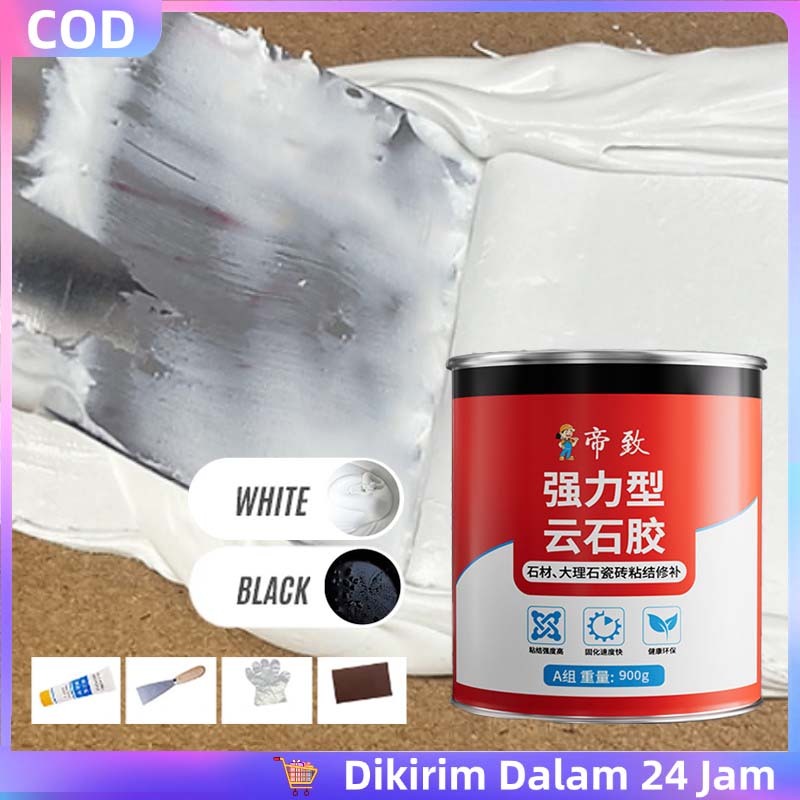 900g Lem Granit Dan Marmer Perekat Batu Alam Super Kuat Tahan Panas Cepat Kering Lem Keramik