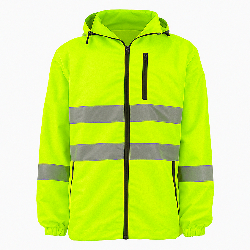 Jacket Waterproof Warna Hijau Stabilo Jaket Safety Waterproof Windproof