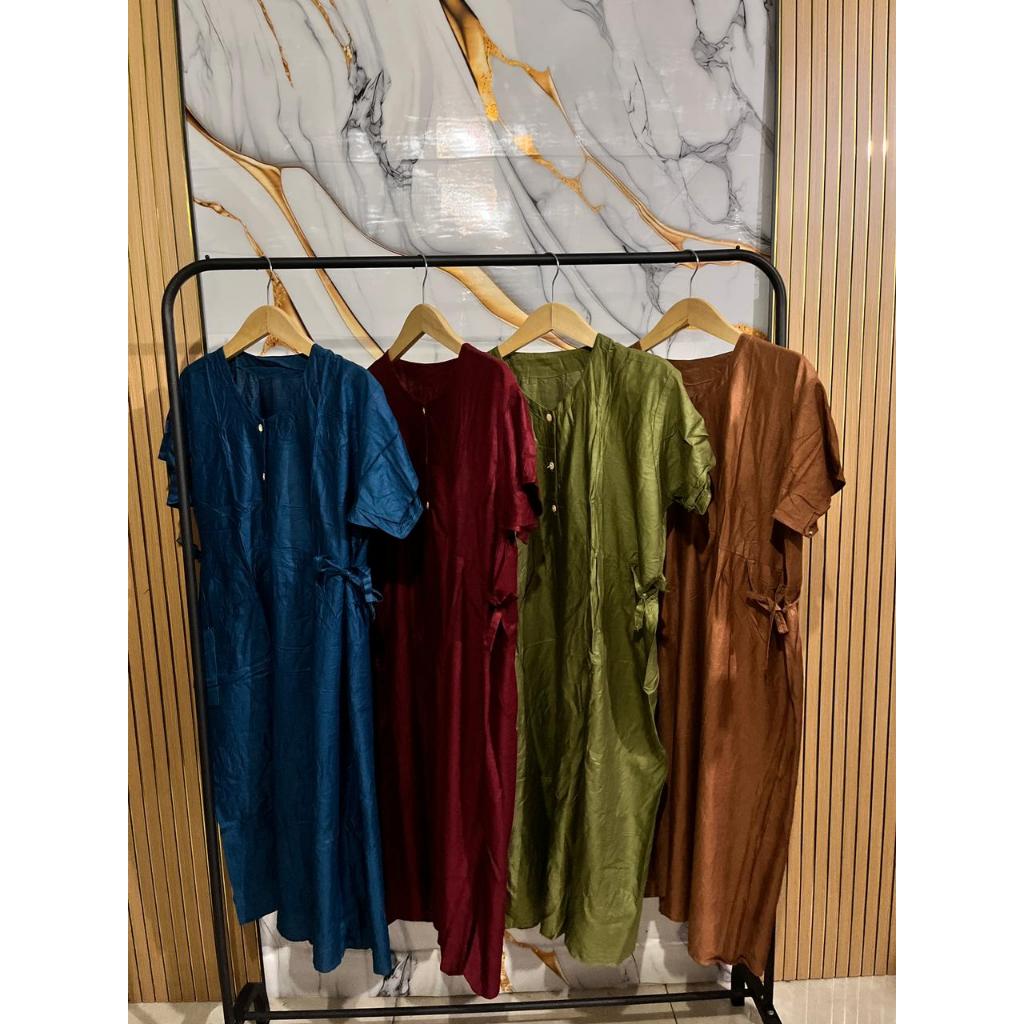 Daster Centini Jumbo Polos / Daster centini Kancing Jumbo Polos