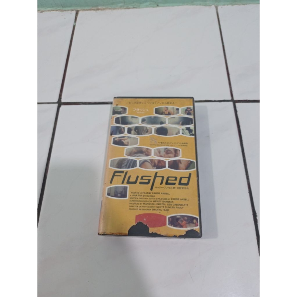 Kaset Betamax FLUSHED Original,Kaset Betamax Jadul,Kaset Film Betamax Murah