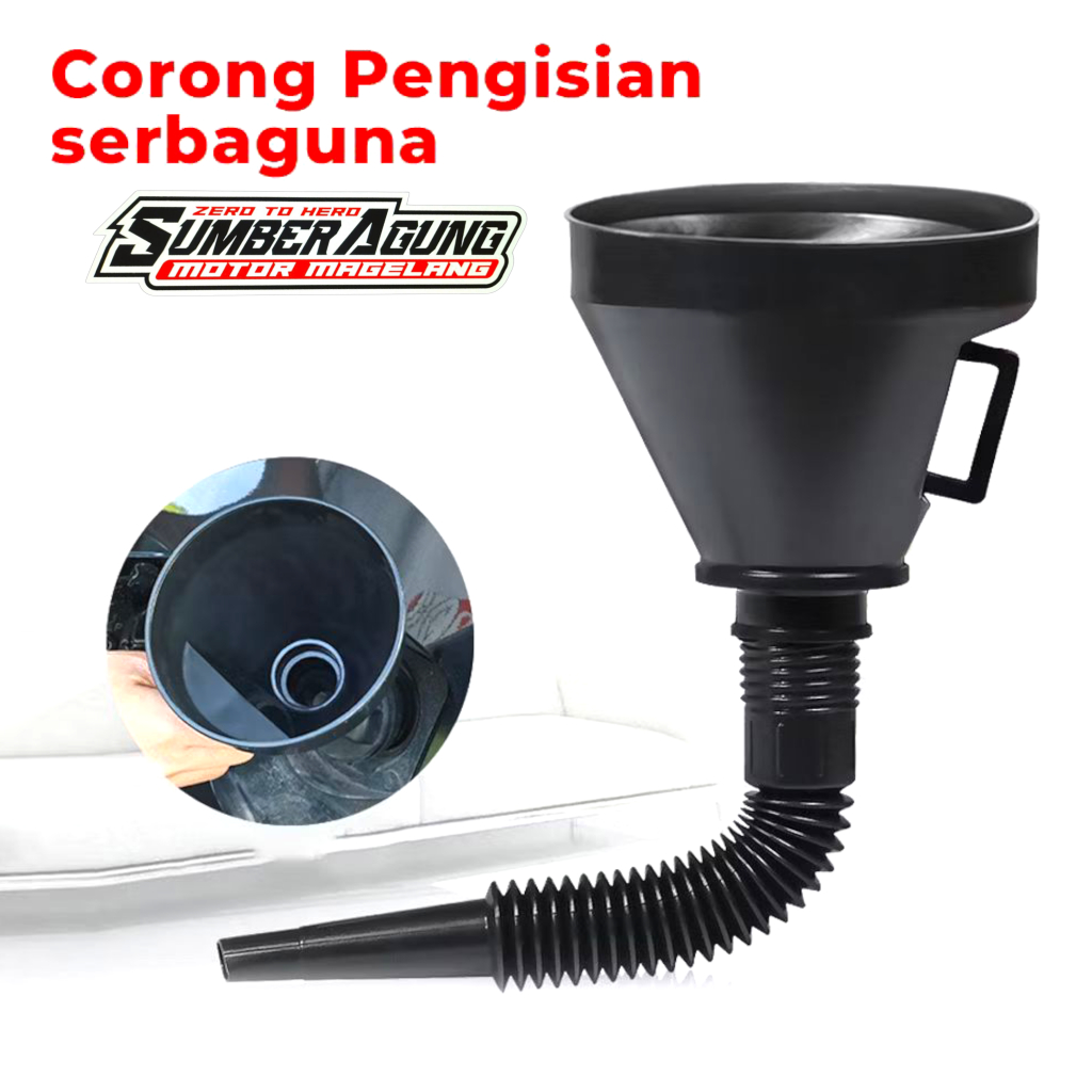 CORONG TORONG BENSIN OLI MINYAK AIR SPIRAL MOTOR MOBIL MULTIFUNGSI