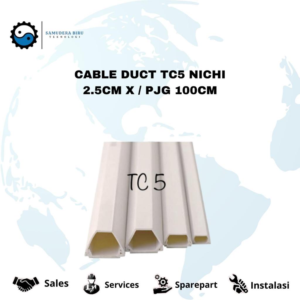 KABEL DUCT TC5 NICHI 2.5CM X 1.2CM X 1.6CM / PJG 100CM