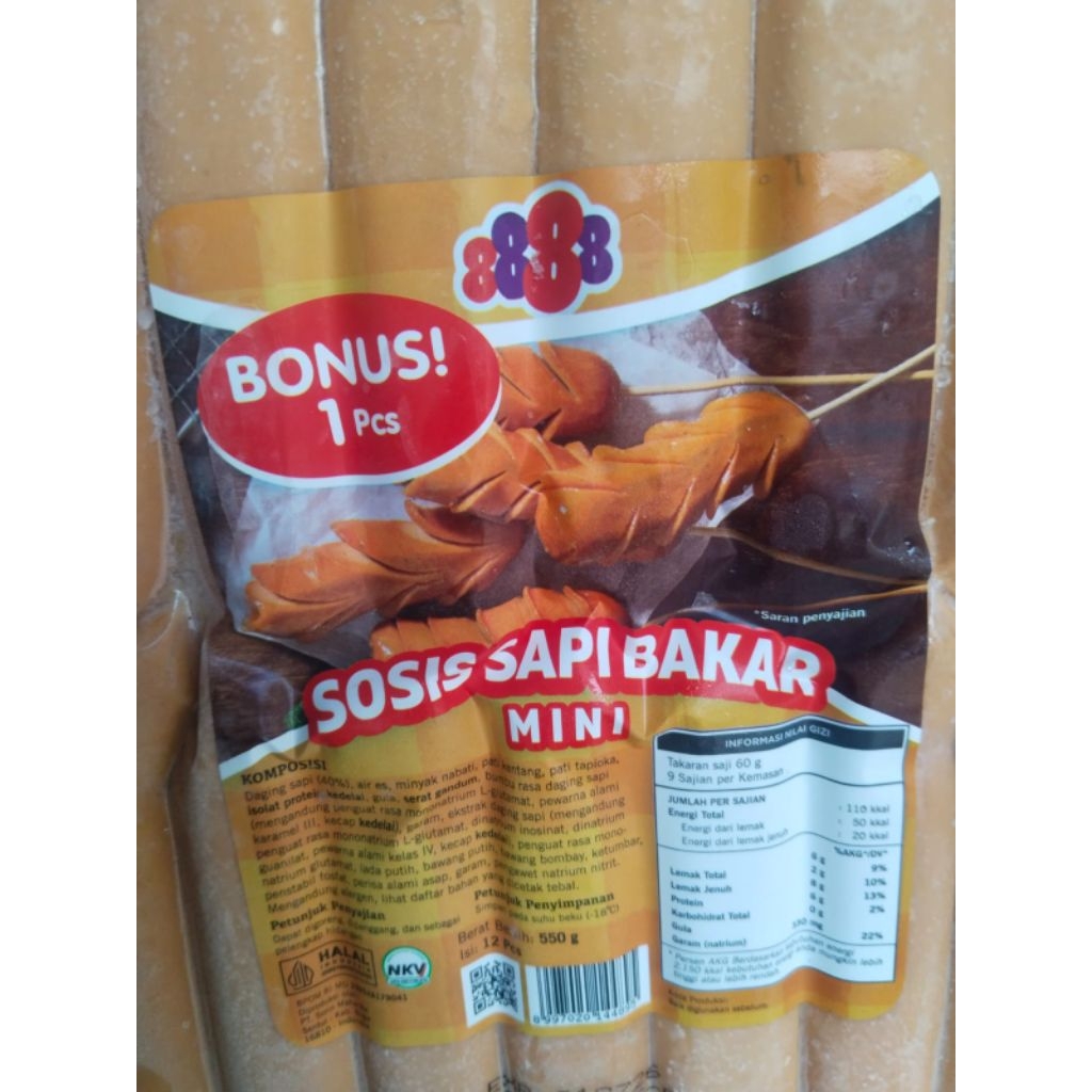 Sosis Sapi Bakar Mini 8888