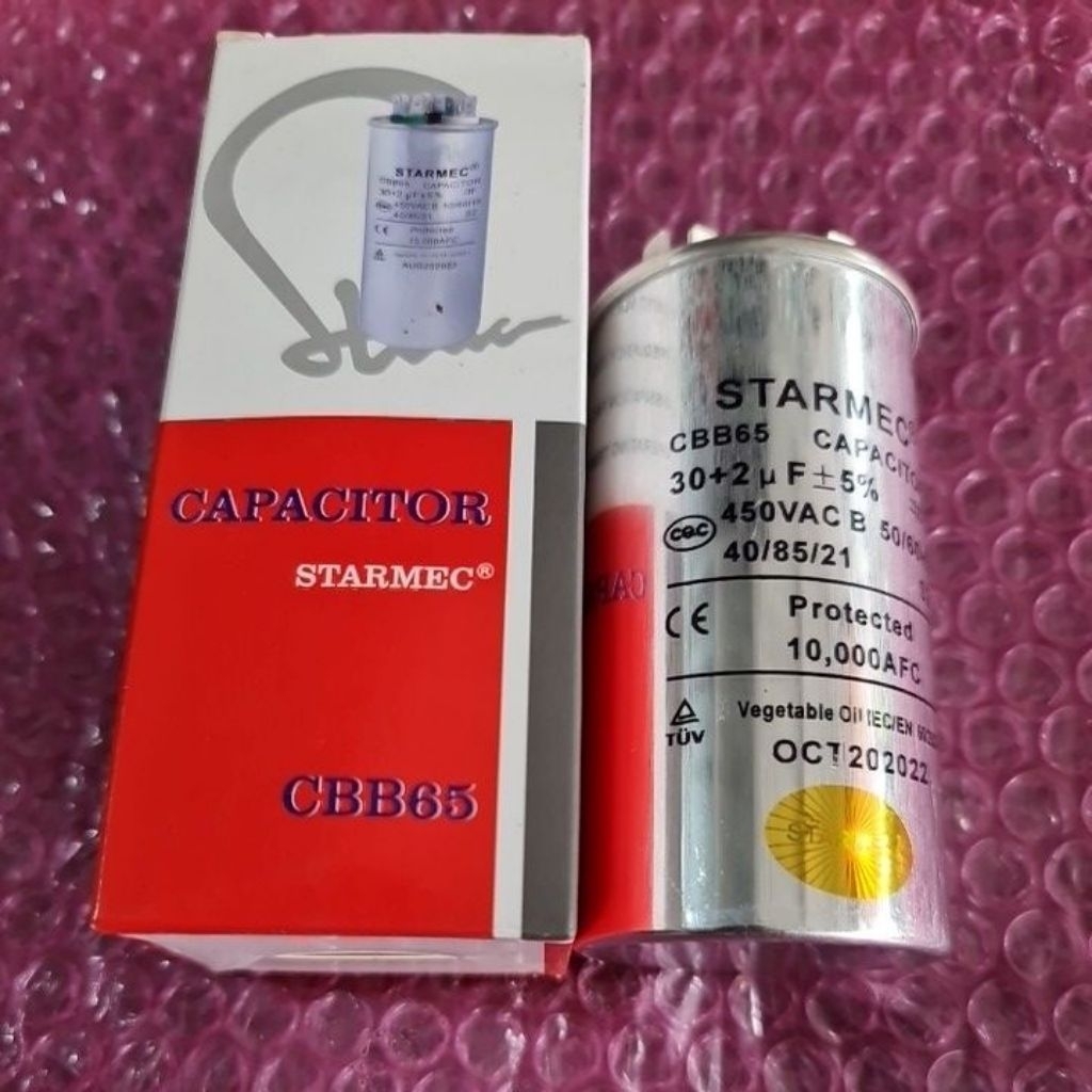 Kapasitor AC 30uf + 2uf kapasitor dobel