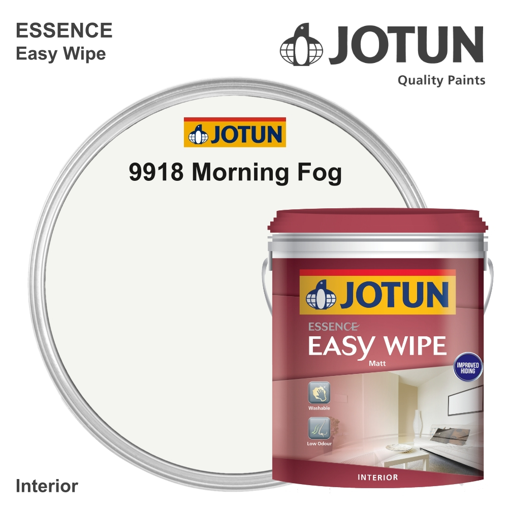 JOTUN EASY WIPE 9918 MORNING FOG - 18 LITER