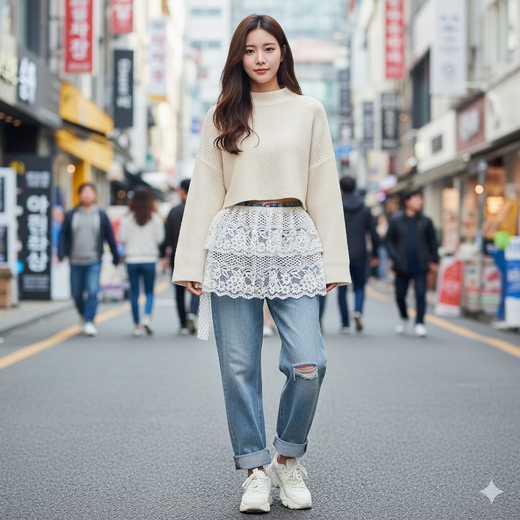 MINI LACE SKIRT LUARAN OUTER ROK CELANA BRUKAT RENDA LAYERING OUTFIT