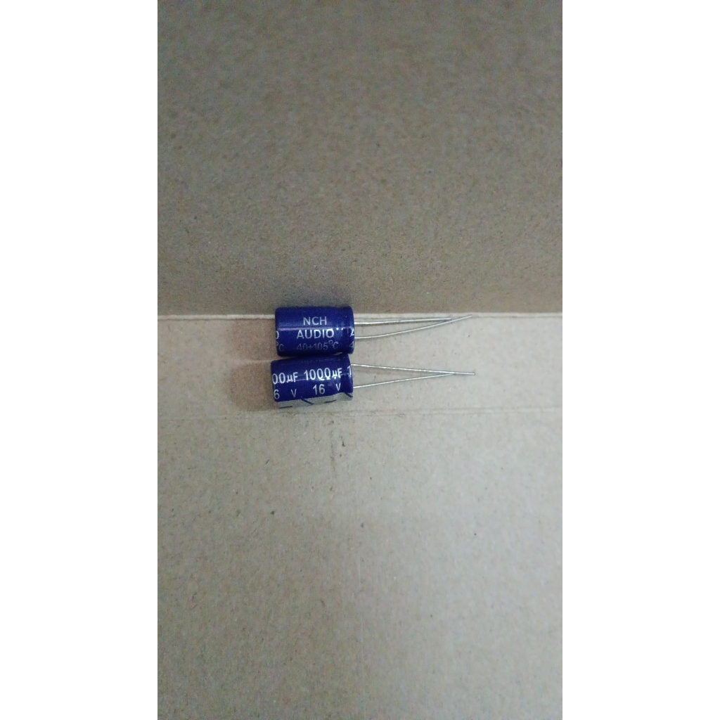 6366 kapasitor elco 1000uf 1.000uf 1000 1.000 uf 16v nichicon nch audio