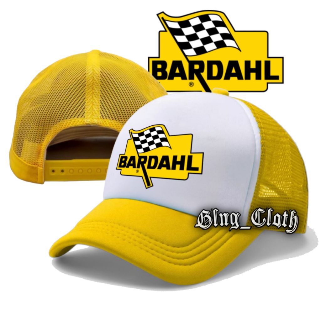 Topi BARDAHL Jaring - Trucker Hat Caps Otomotif - Topi Jala Pria Wanita Bardahl Oil