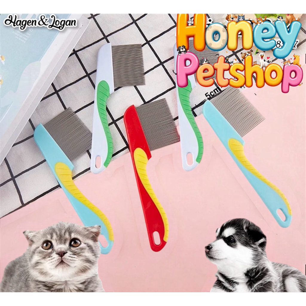 HAGEN & LOGAN SISIR KUTU KUCING ANJING