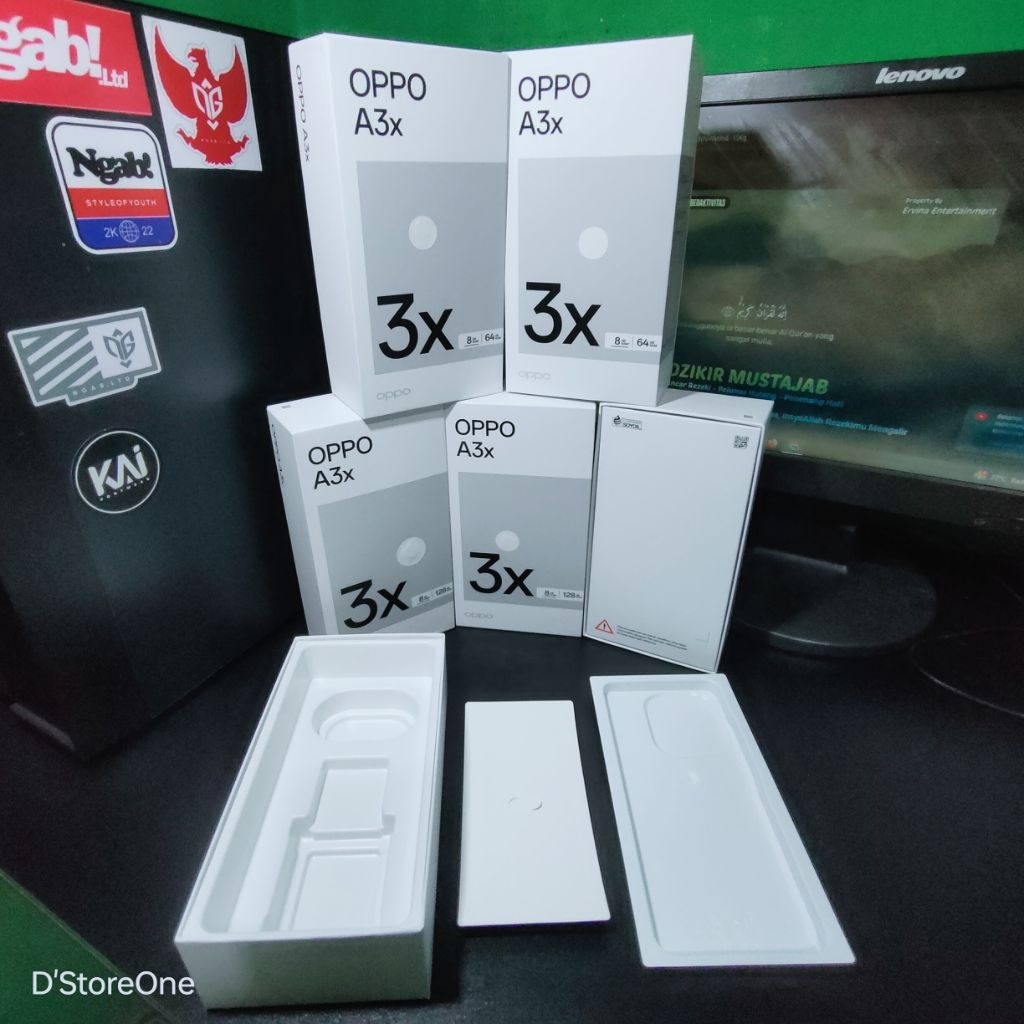Dus Box Kotak HP Oppo A3X 8/64  sisa 60| 8/128  sisa 1