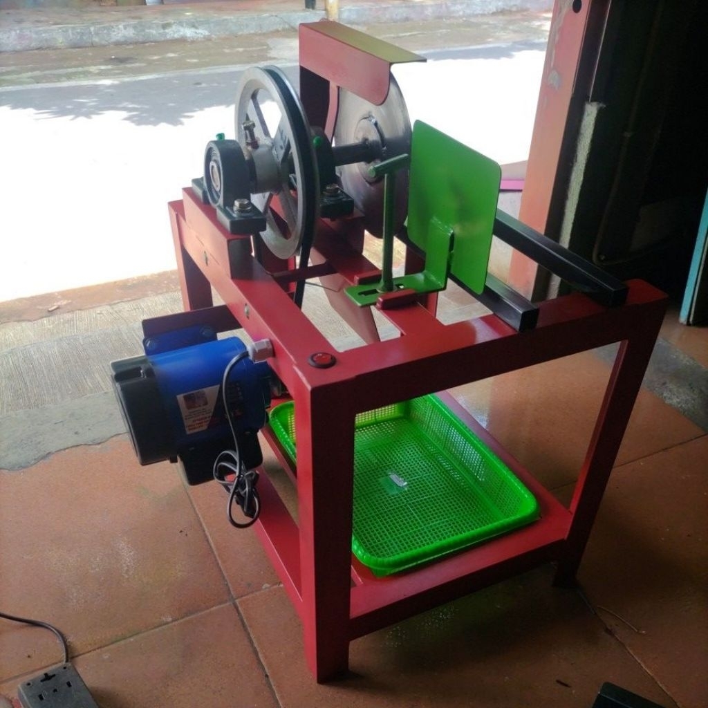 MESIN PERAJANG KERUPUK PULI_RAMBAK PULI_TEMPE KOTAK DAN BULAT300-400watt