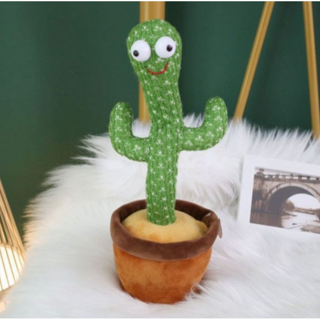 Boneka Kaktus Bisa Bicara dan Goyang