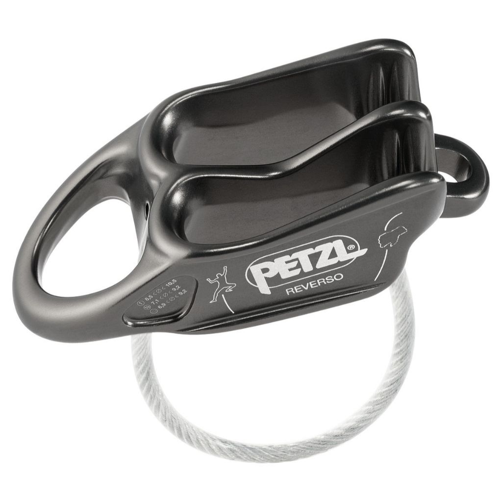 Petzl, Reverso - Versatile, lightweight belay/rappel device