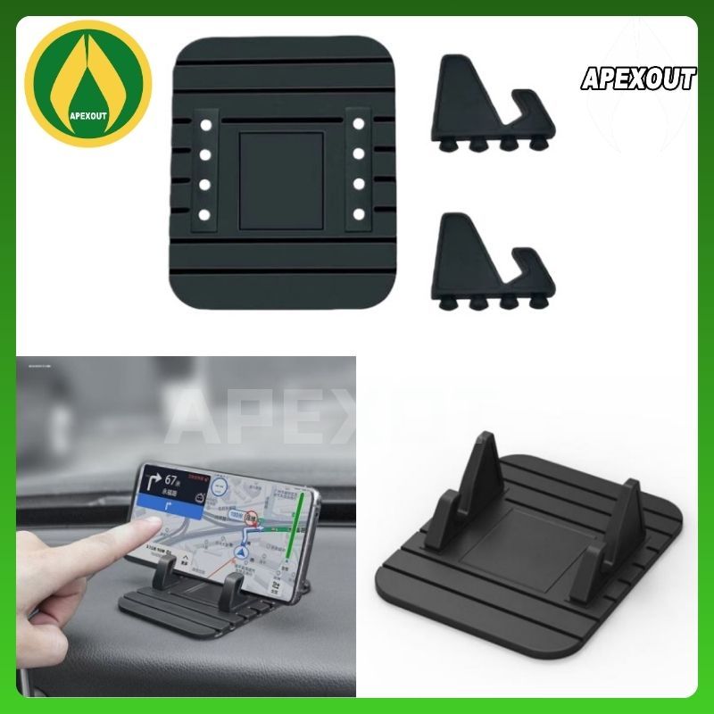 Holder Hp Mobil Anti Slip Stand HP Silicone Holder Mobil Dapat Dilepas Smartphone Mount Mobil