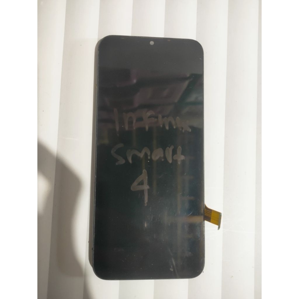 Frame tatakan lcd Infinix Smart 4 original copotan asli mulus
