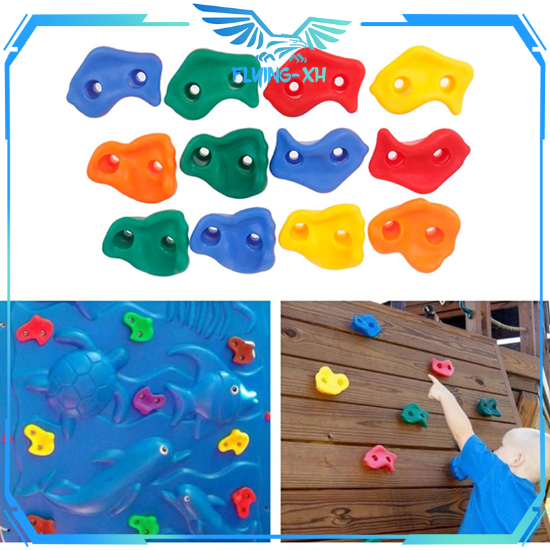Point Panjat Tebing Anak 10pcs Wall Climbing Hold Anak Poin Panjat Tebing Warna Mainan Panjat Tebing