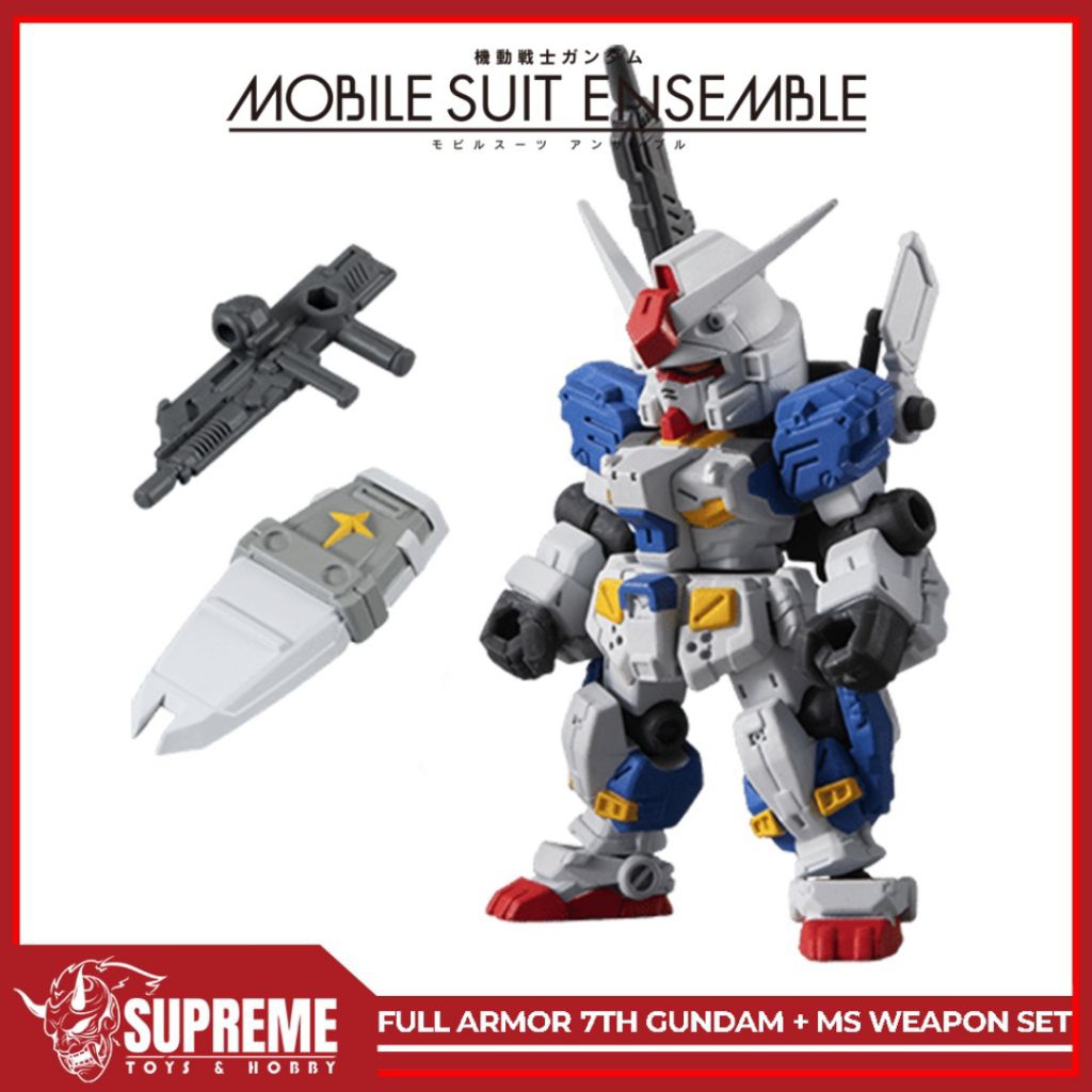 Mobile Suit Gundam Ensemble 12 - FA-78-3 Full Armor 7th Gundam + MS Weapon Set