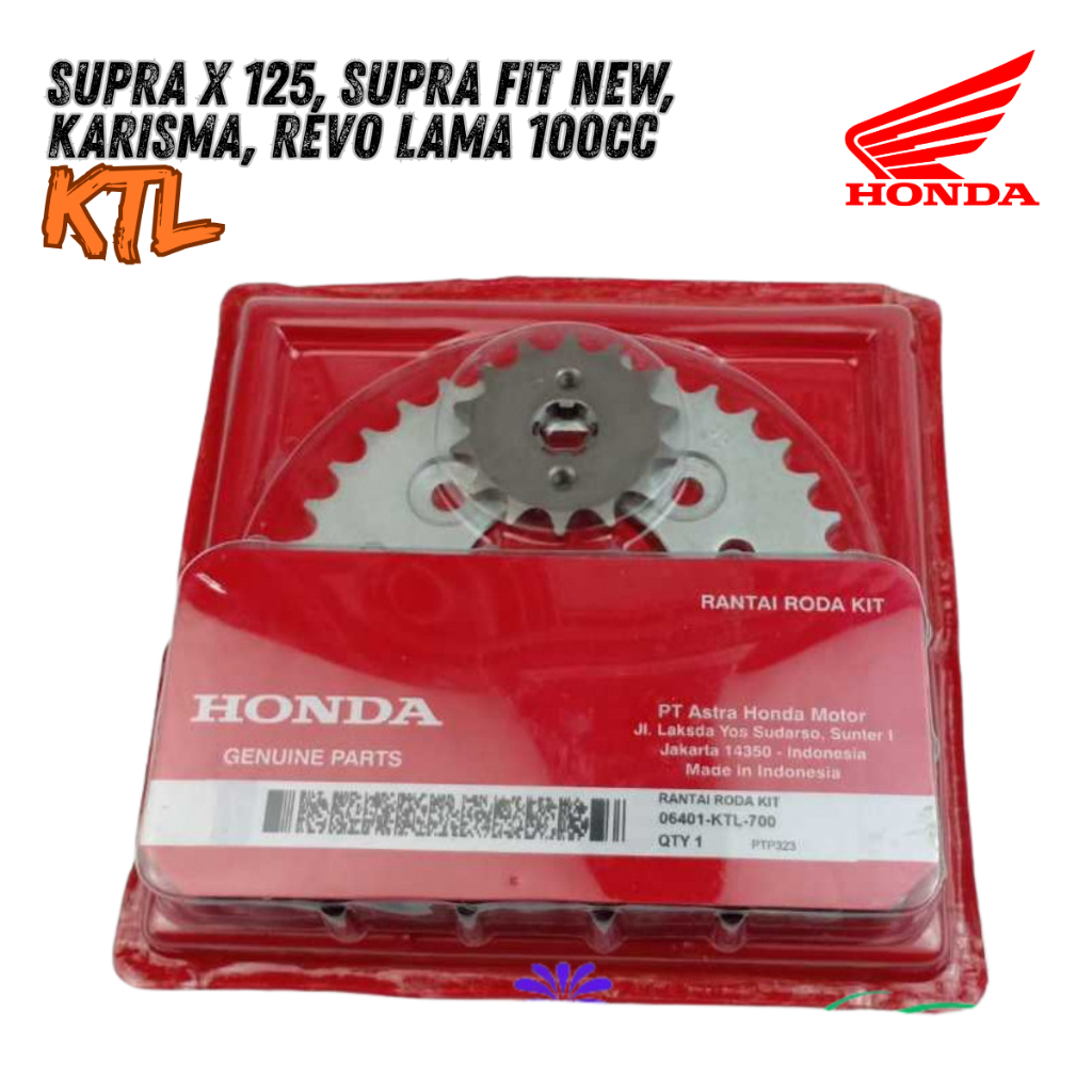 gear set supra x 125 - gir set supra x125 KTL Sparepart motor