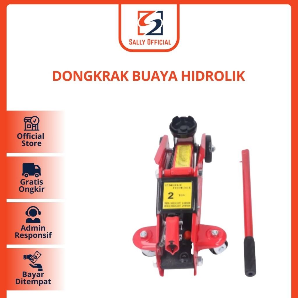 Dongkrak Buaya Hidrolik untuk mobil - Dongkrak 2 ton