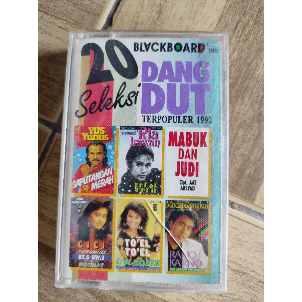 kaset pita 20 seleksi dangdut terpopuler 1992