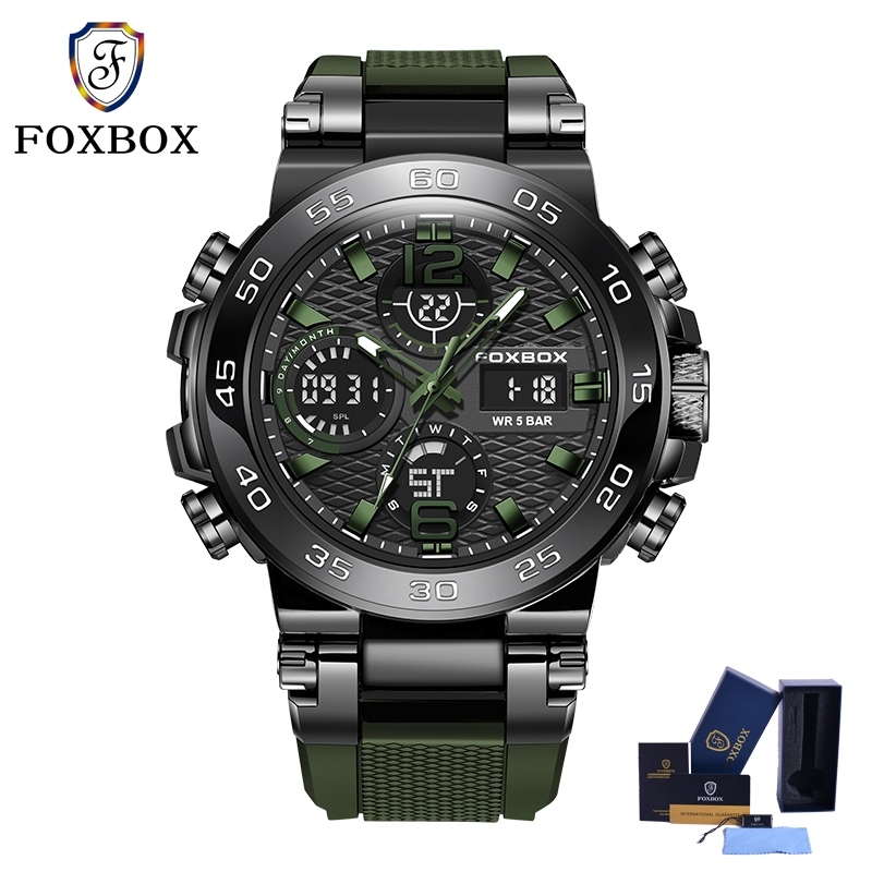 Foxbox Jam Tangan Digital Tahan Air Silikon